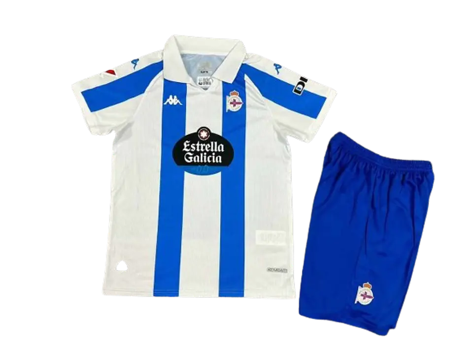Deportivo a Coruña Kit Criança 2024-25_Stock 2