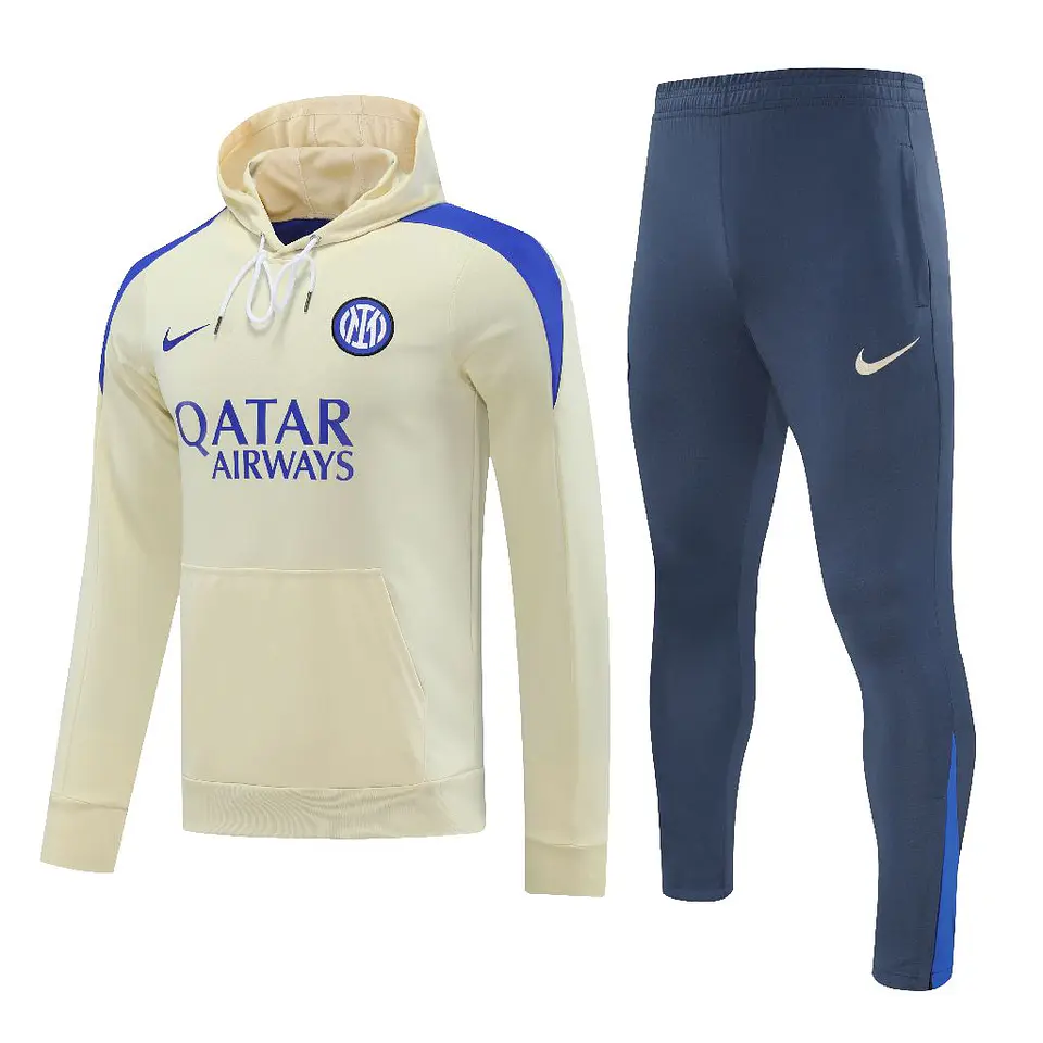 Inter de Milão Fato de Treino 2024 - Algodão com capuz 1