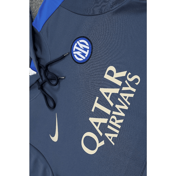 Inter de Milão Fato de Treino 2024 - Algodão com capuz 3