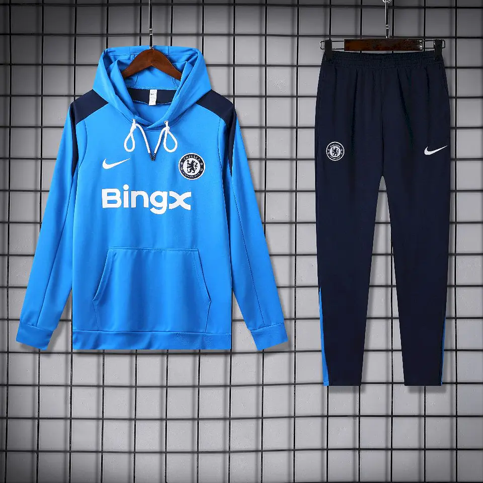 Chelsea Fato de Treino 2024 - Algodão com capuz 4
