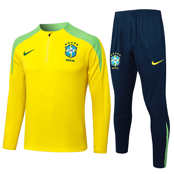 Brasil Fato de Treino - 1/2 Zip 1