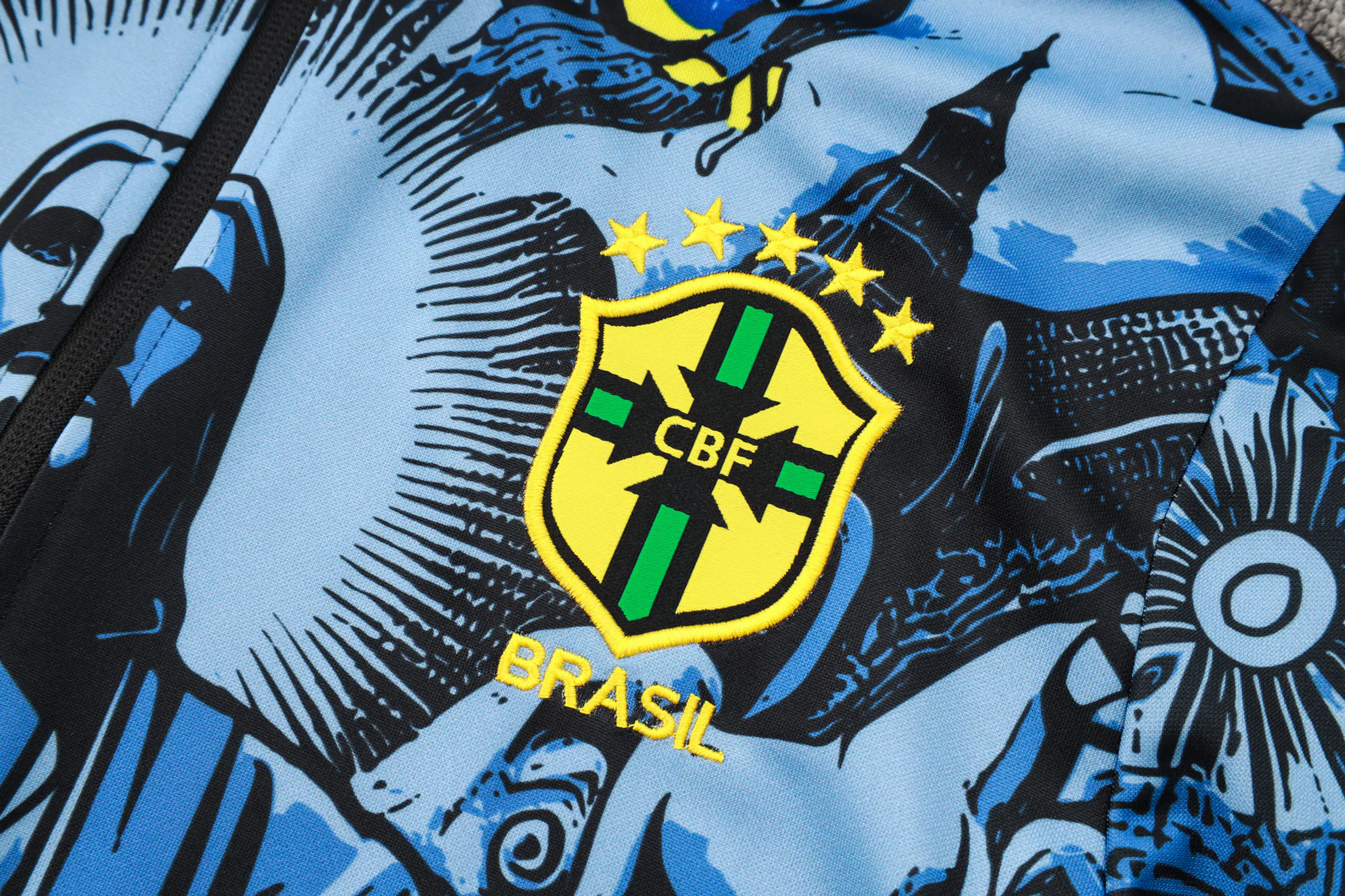 Brasil Fato de Treino - Zip Completo 4