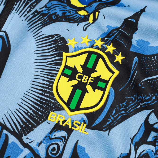 Brasil Fato de Treino - Zip Completo 4