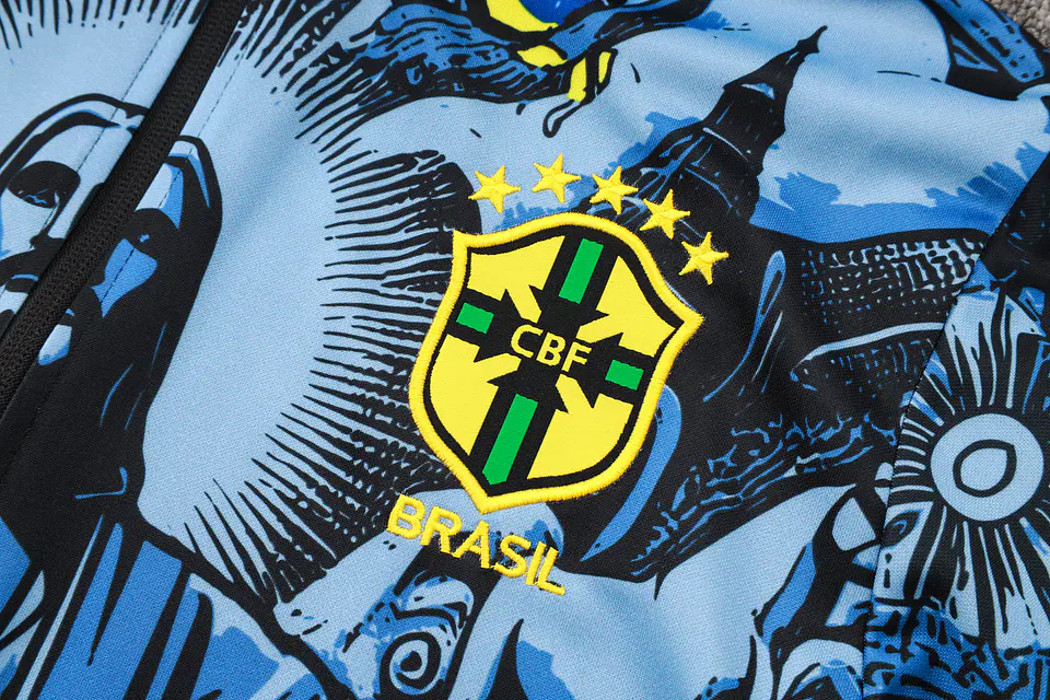 Brasil Fato de Treino - Zip Completo 4