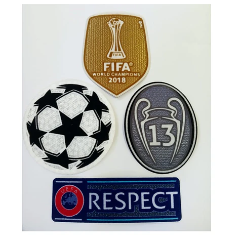 Kit de parches del Real Madrid para la Champions League 13