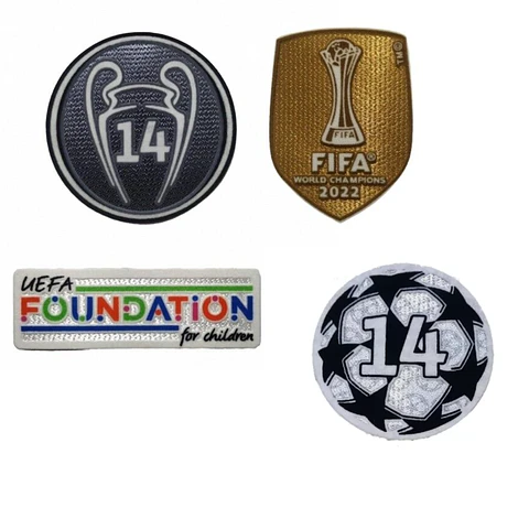 Kit de parches del Real Madrid para la Champions League 14