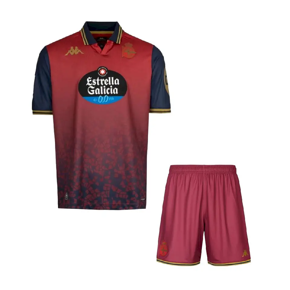 Equipación Deportivo a Coruña Infantil 2025-26 1