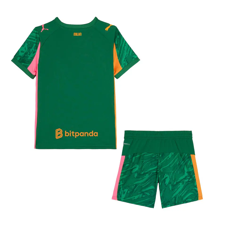 Kit de portero del AC Milan para niños 2025-26 2