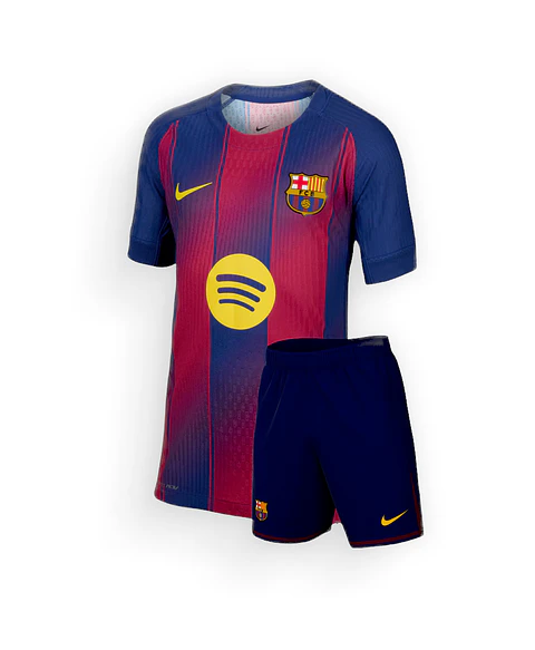 Equipación infantil del Barcelona 2025-26