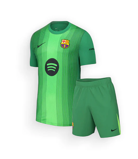 Equipación de portero del Barcelona para niños 2025-26