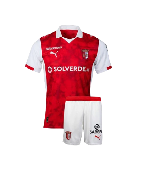 Equipación infantil del SC Braga 2025-26