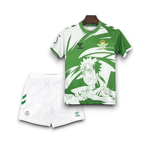 Kit infantil Edición Naruto del Real Betis 2024-25