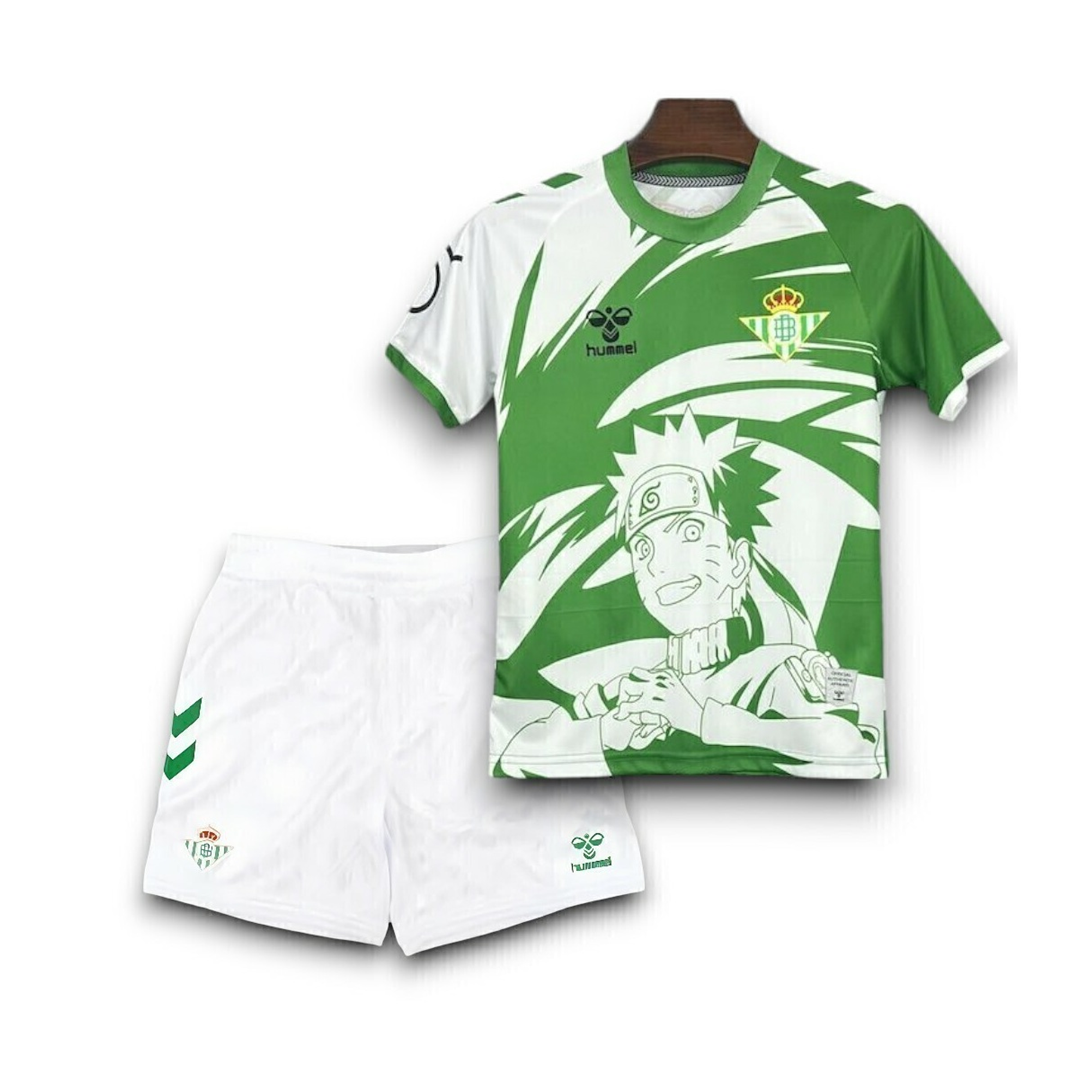 Real Betis Naruto Edition Kit Criança 2024-25 1