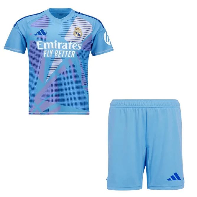 Real Madrid guarda-redes Kit Criança 2024-25 1
