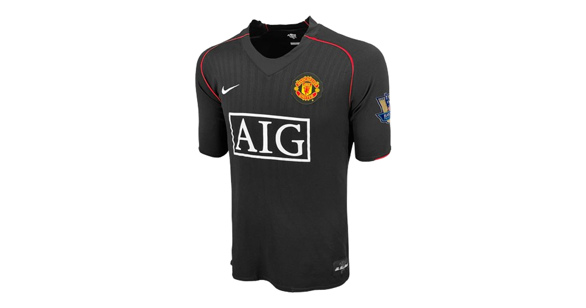 Manchester United 07/08 L パッチ付き テベス32 Manchester United 2007-08 Home Soccer Jersey TEVEZ #32 Nike