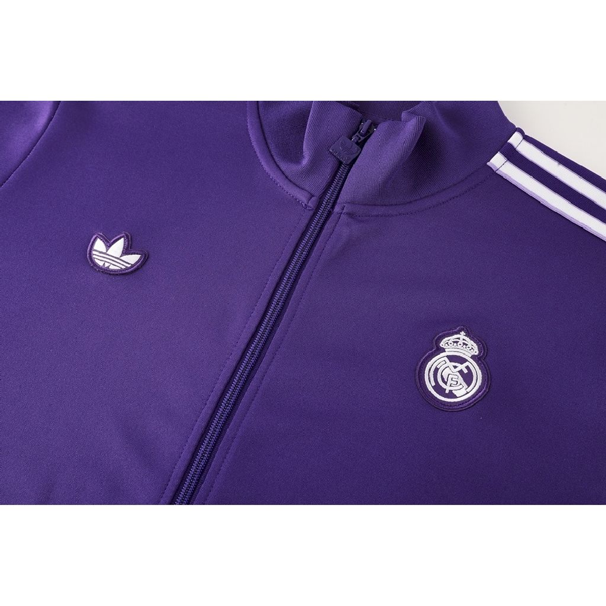 Real Madrid Fato de Treino retro 2025 - Zip Completo 3