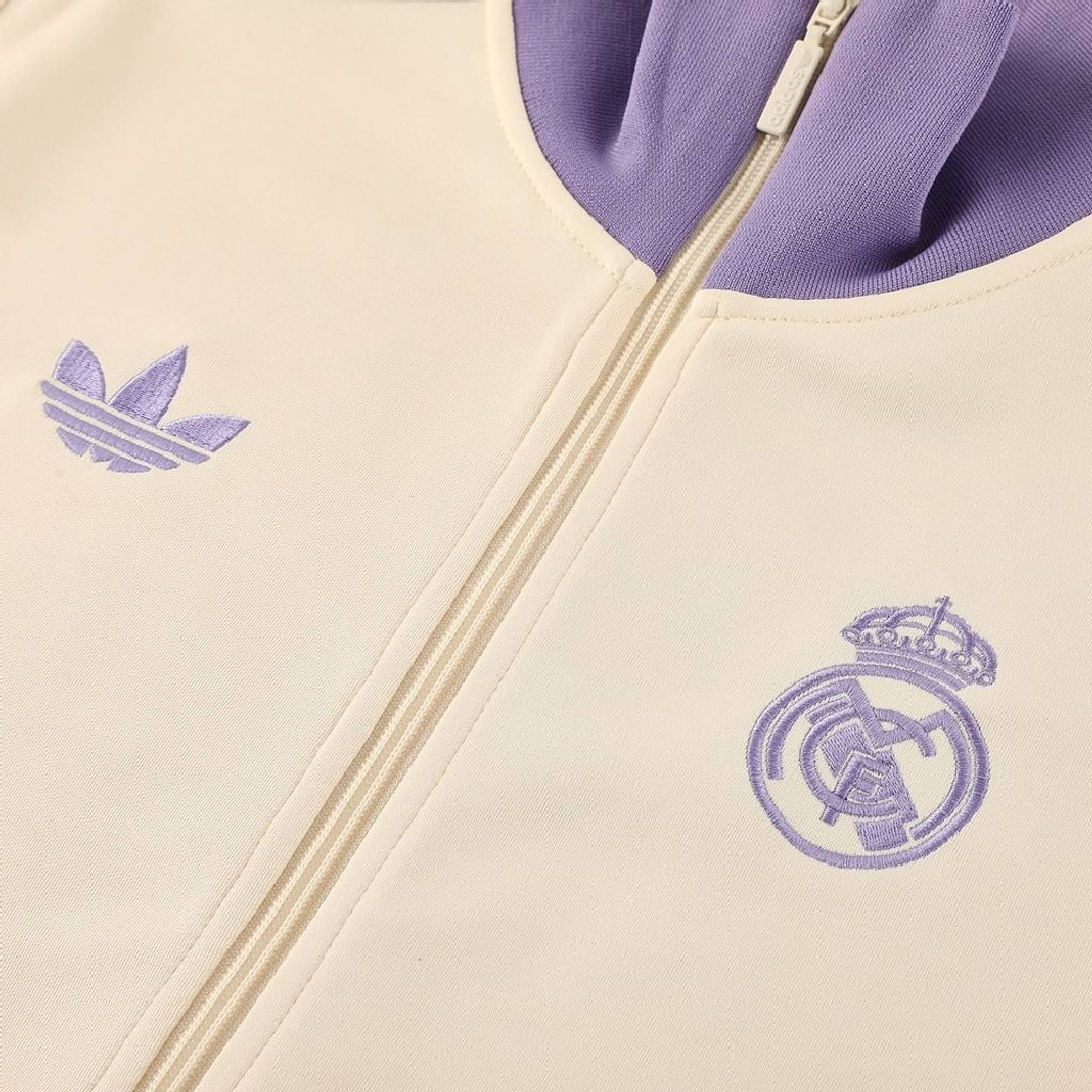 Real Madrid Fato de Treino retro 2025 - Zip Completo 3