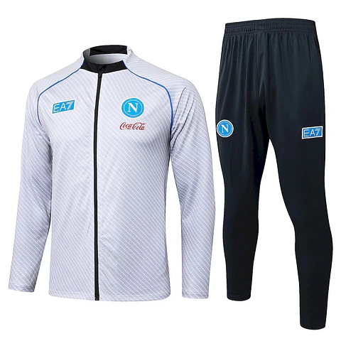 SSC Napoli Fato de Treino 2025 - Zip Completo