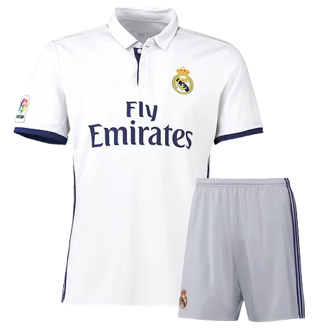 Kit retro del Real Madrid 2016-17 para niños