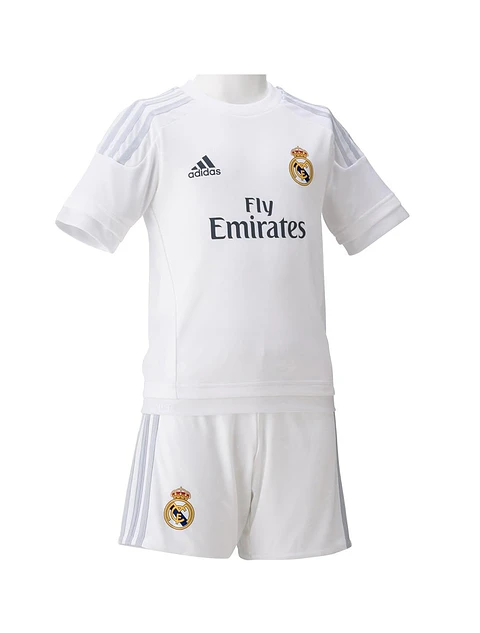Kit retro del Real Madrid 2015-16 para niños