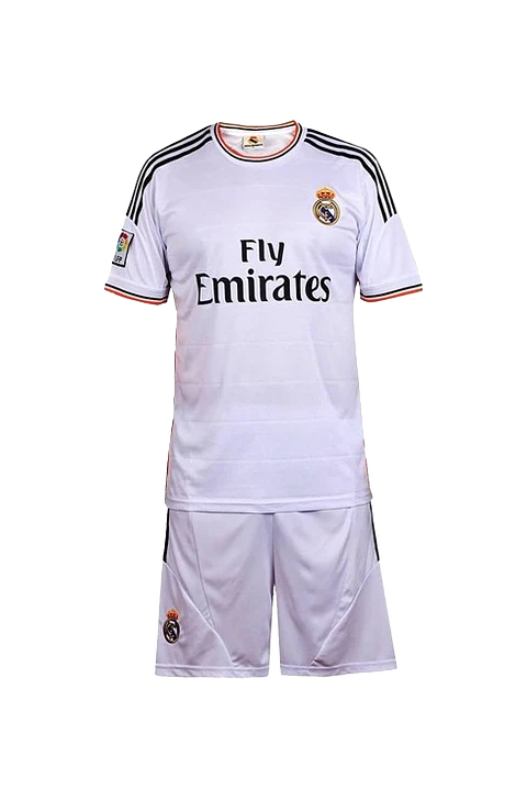 Kit retro infantil del Real Madrid 2013-14