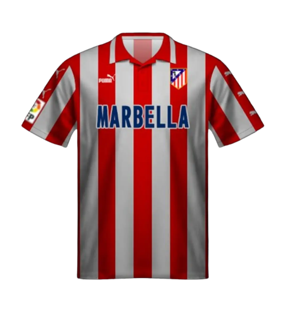 Atlético de Madrid retro 1994-95 1