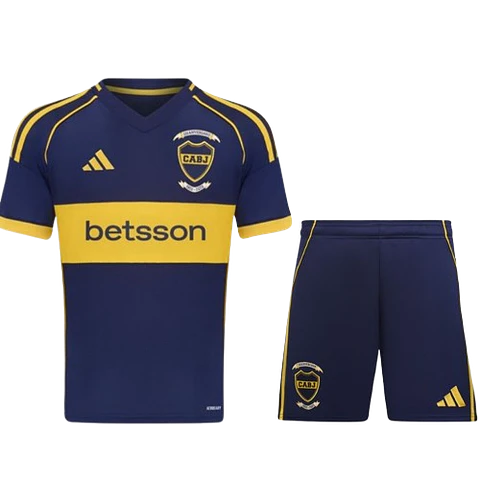 Equipación infantil de Boca Juniors 2025-26