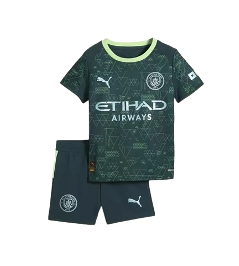 Equipación infantil del Manchester City 2025-26