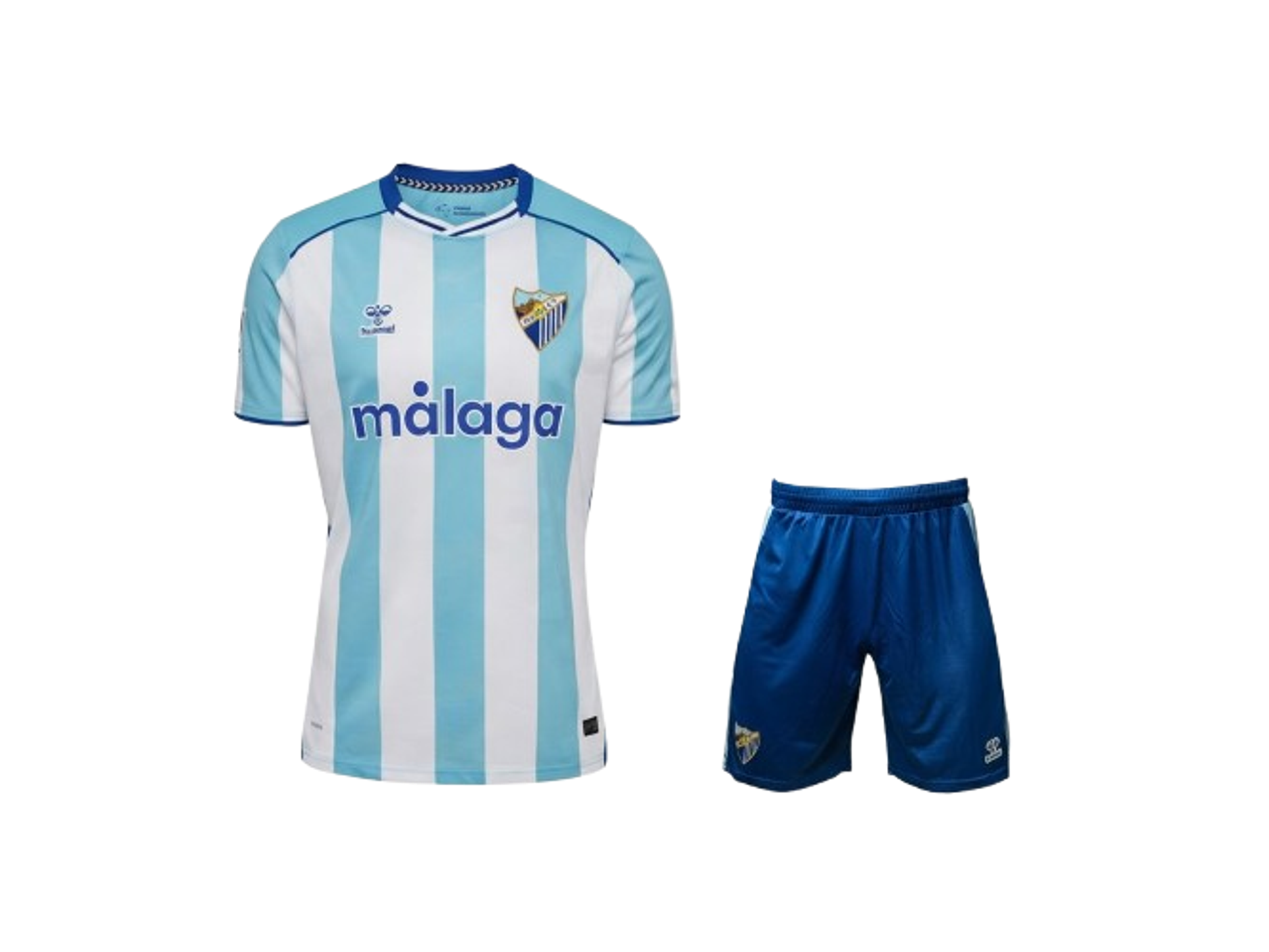 Equipación infantil del Málaga CF 2025-26 1
