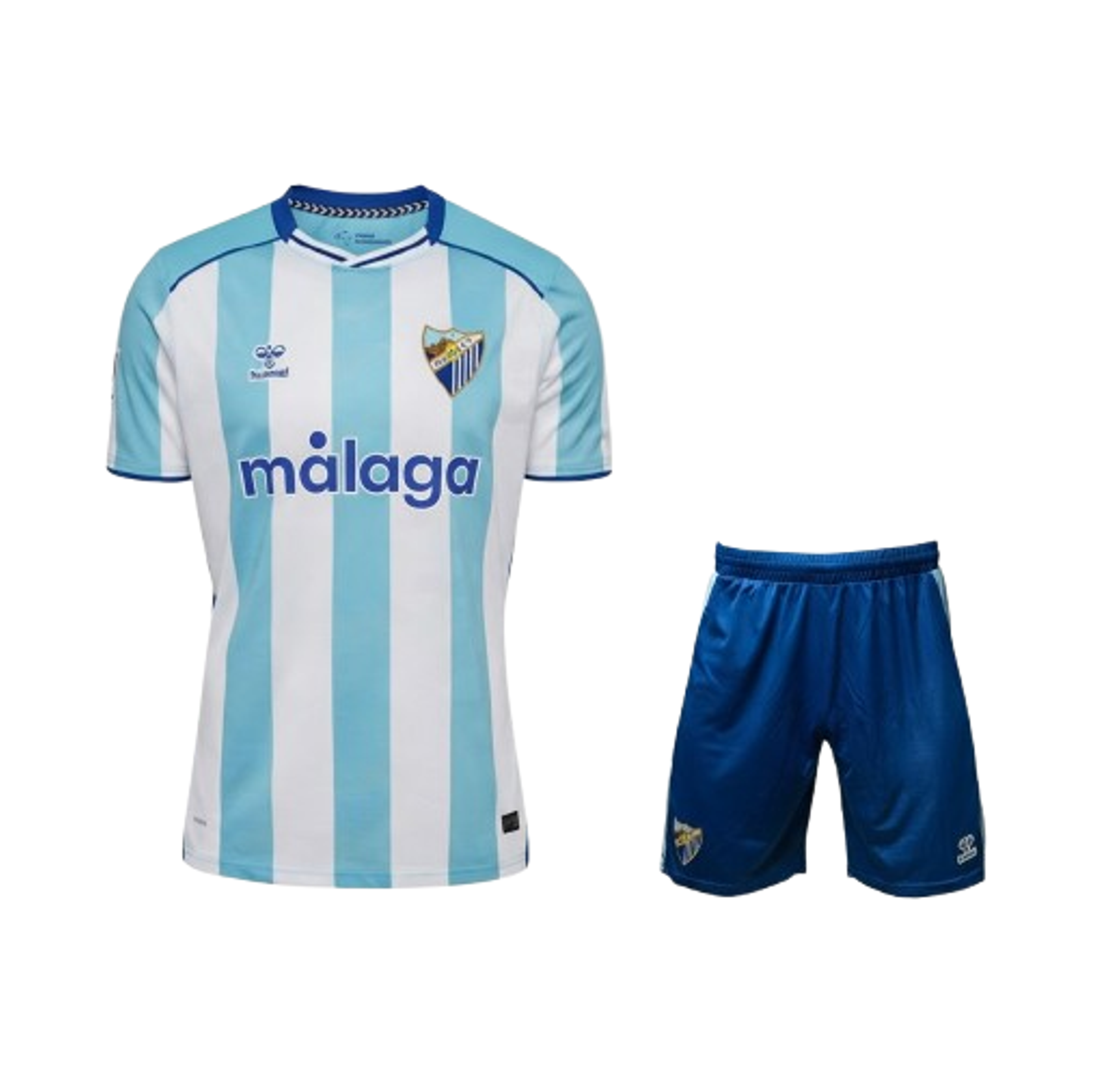 Equipación infantil del Málaga CF 2025-26 1