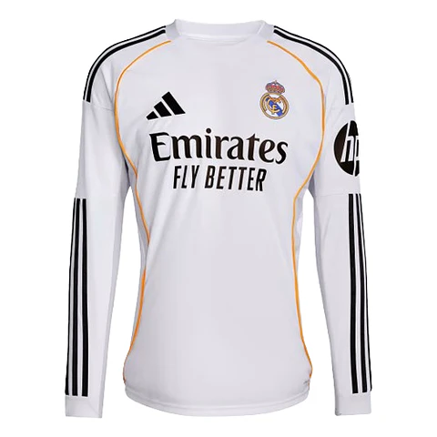 Real Madrid manga cumprida 2025-26
