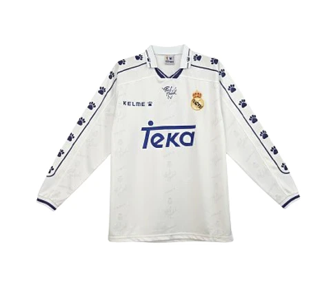 Camiseta retro del Real Madrid de manga larga 1994-96