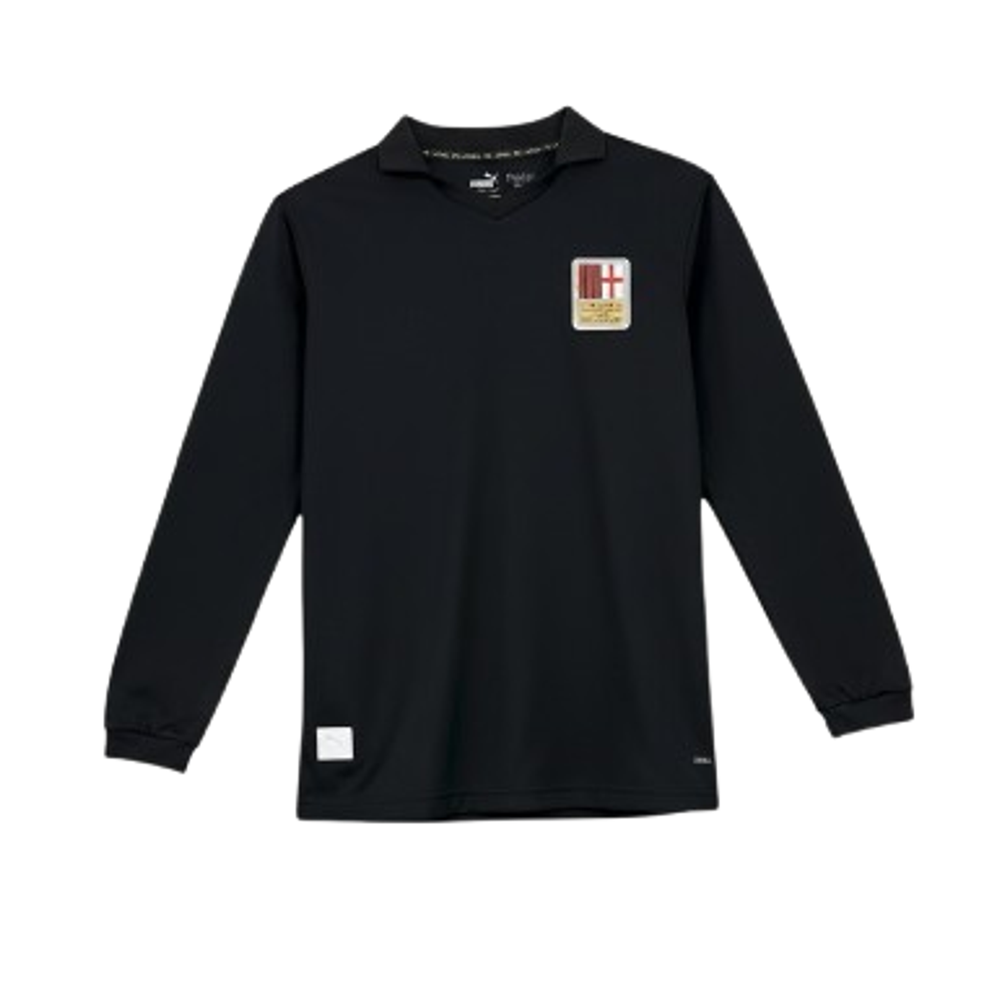 AC Milão retro 125 aniversário manga cumprida 1