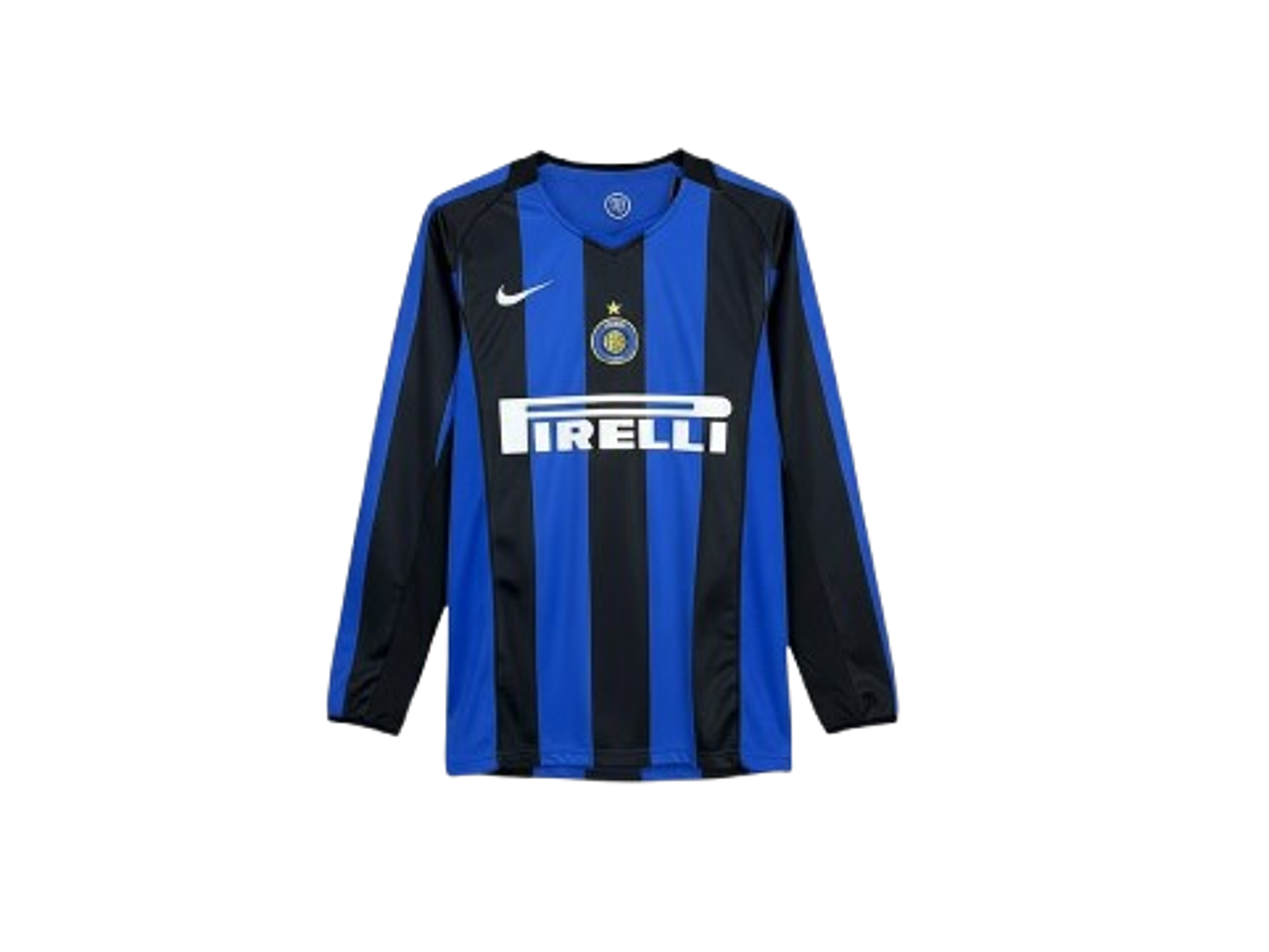 Inter de Milão retro manga cumprida 2004-05 1