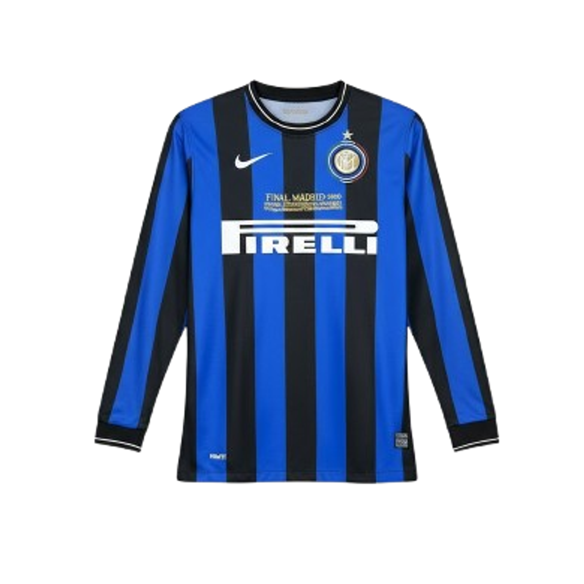 Inter de Milão retro manga cumrprida 2010 1