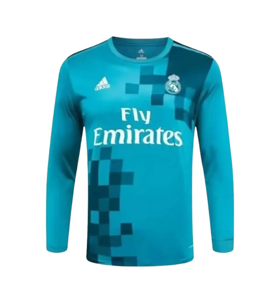 Real Madrid retro manga cumprida 2017-18 1