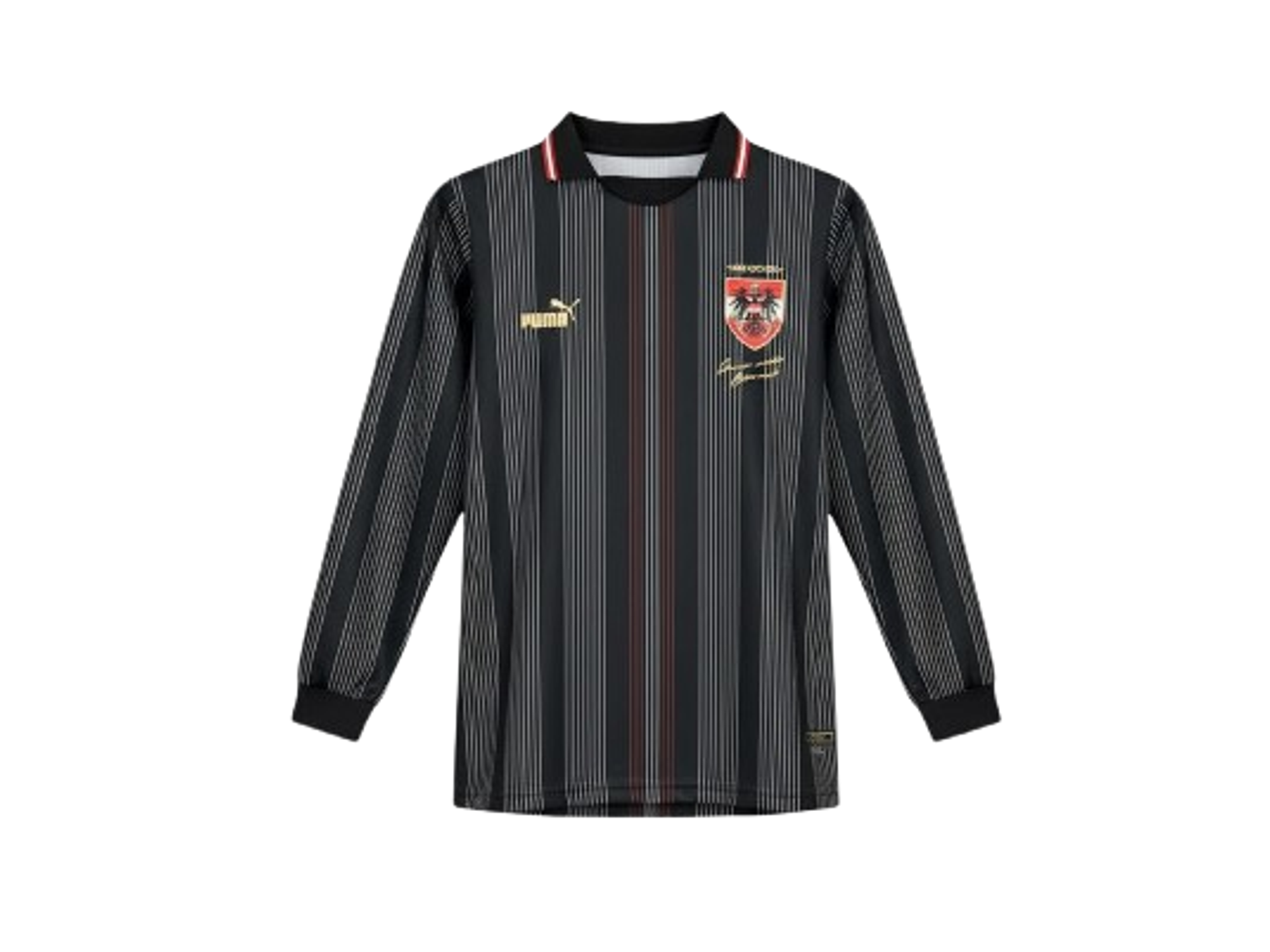 Austria retro 50th Aniversário manga cumprida 2025 1