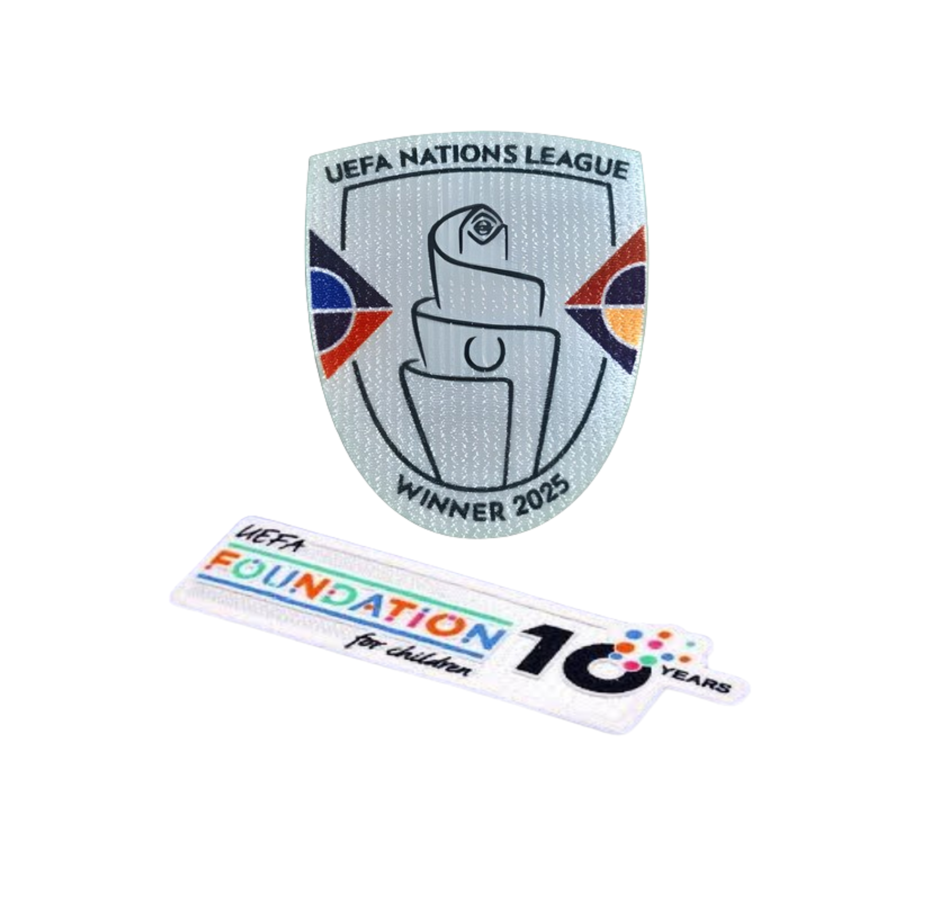 Kit Patchs Portugal Campeão UEFA Nations League 2025 1