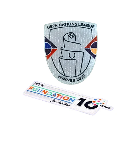 Kit Patchs Portugal Campeão UEFA Nations League 2025