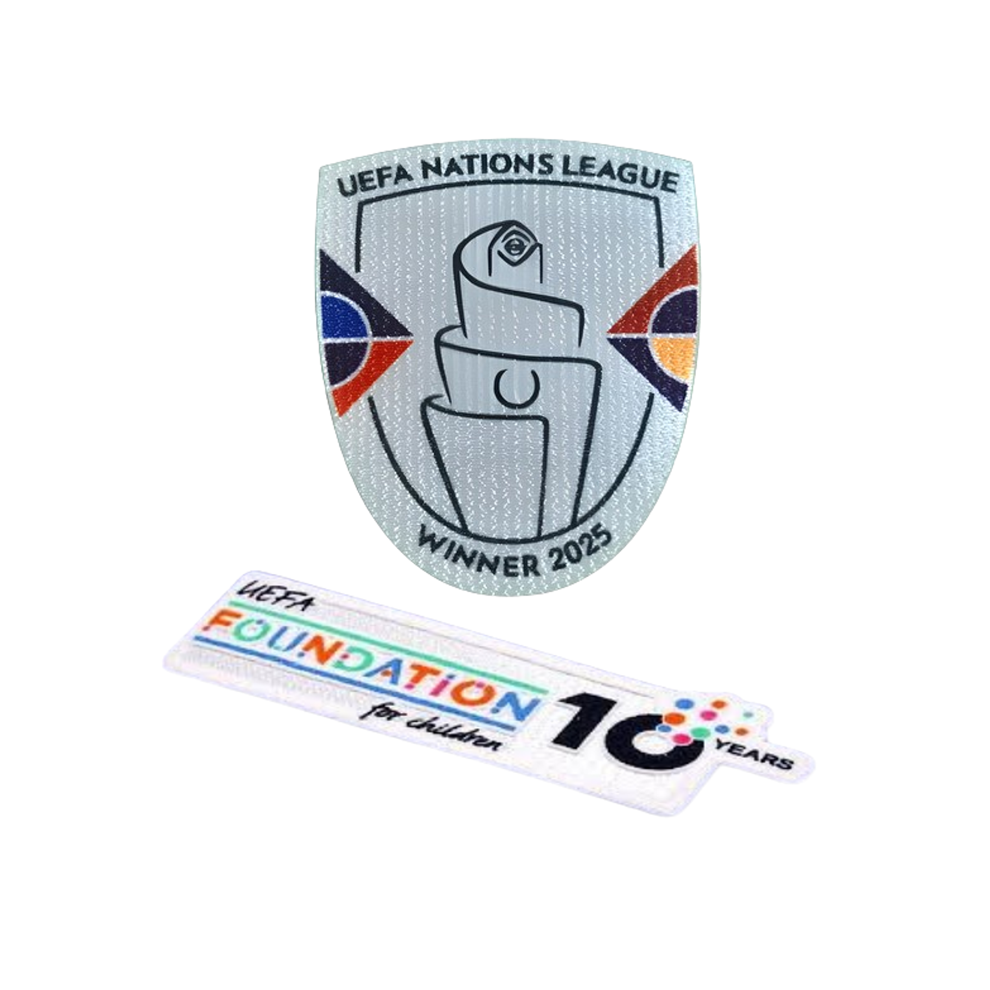 Kit Patchs Portugal Campeão UEFA Nations League 2025 1