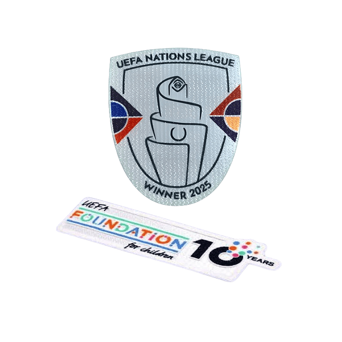Kit Patchs Portugal Campeão UEFA Nations League 2025 1