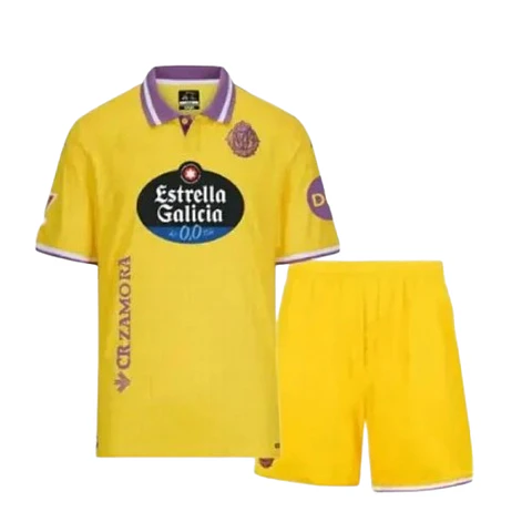 Equipación infantil del Real Valladolid 2025-26