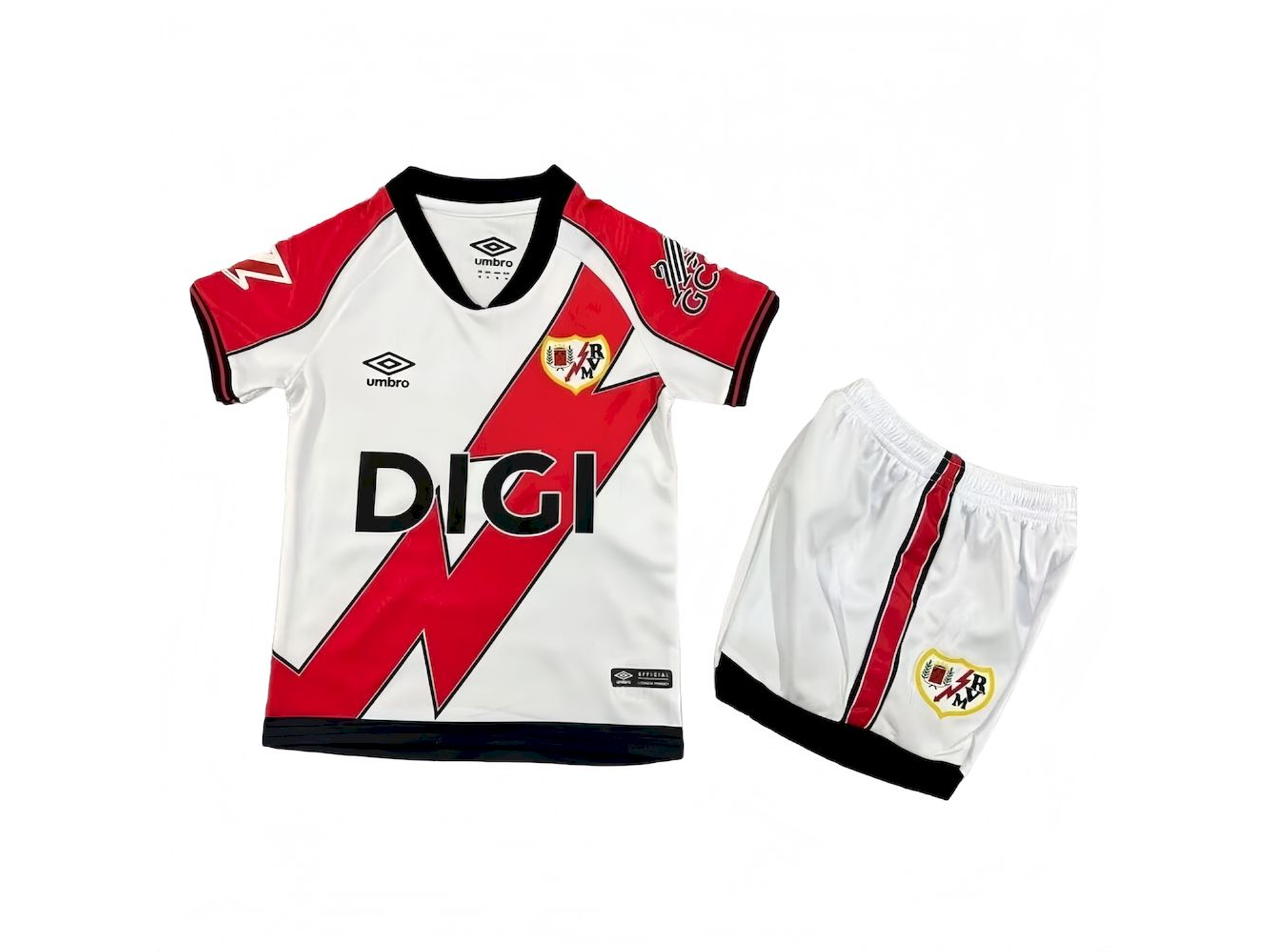 Rayo Vallecano Kit Criança 2025-26 2
