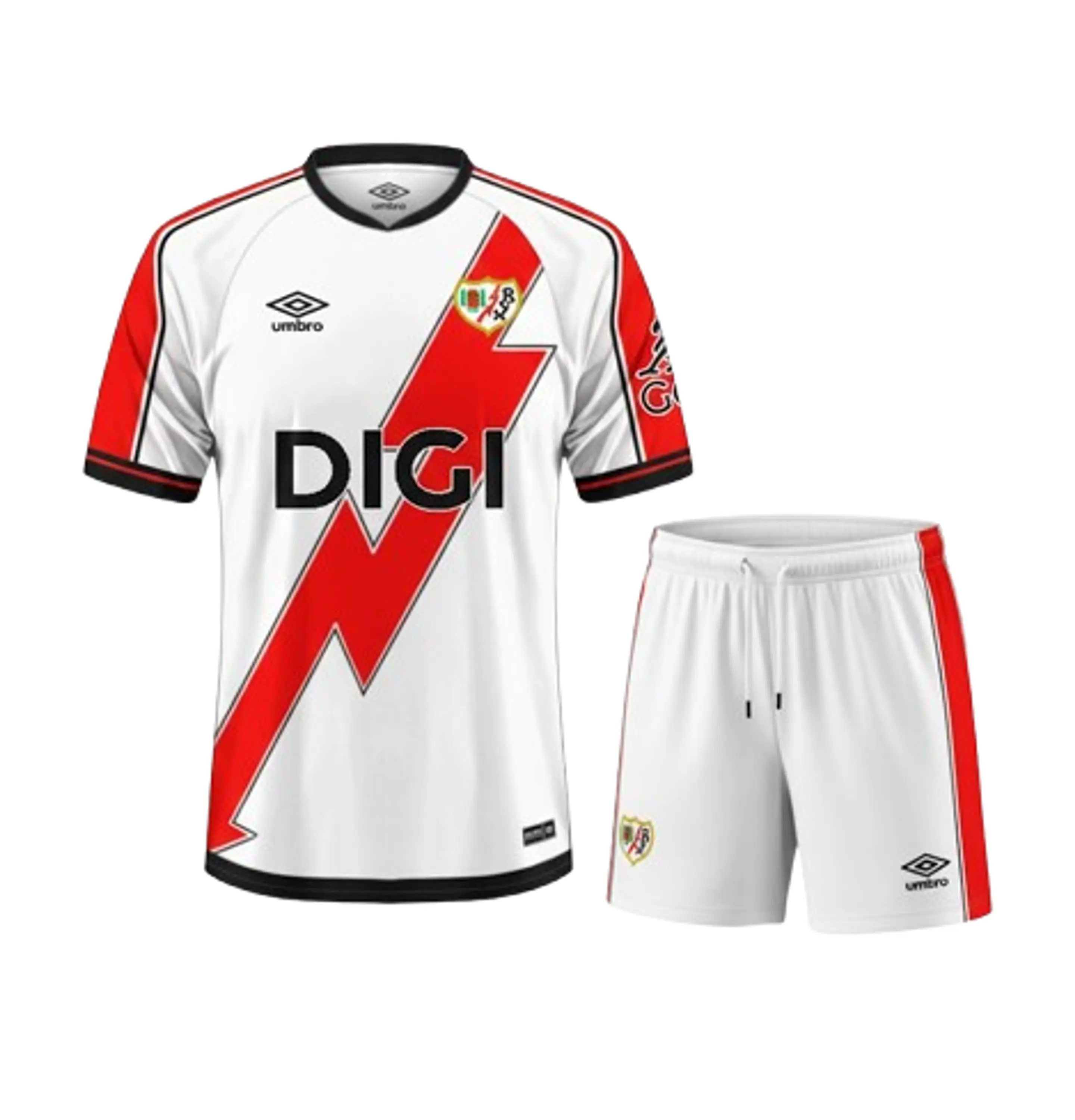 Rayo Vallecano Kit Criança 2025-26 1