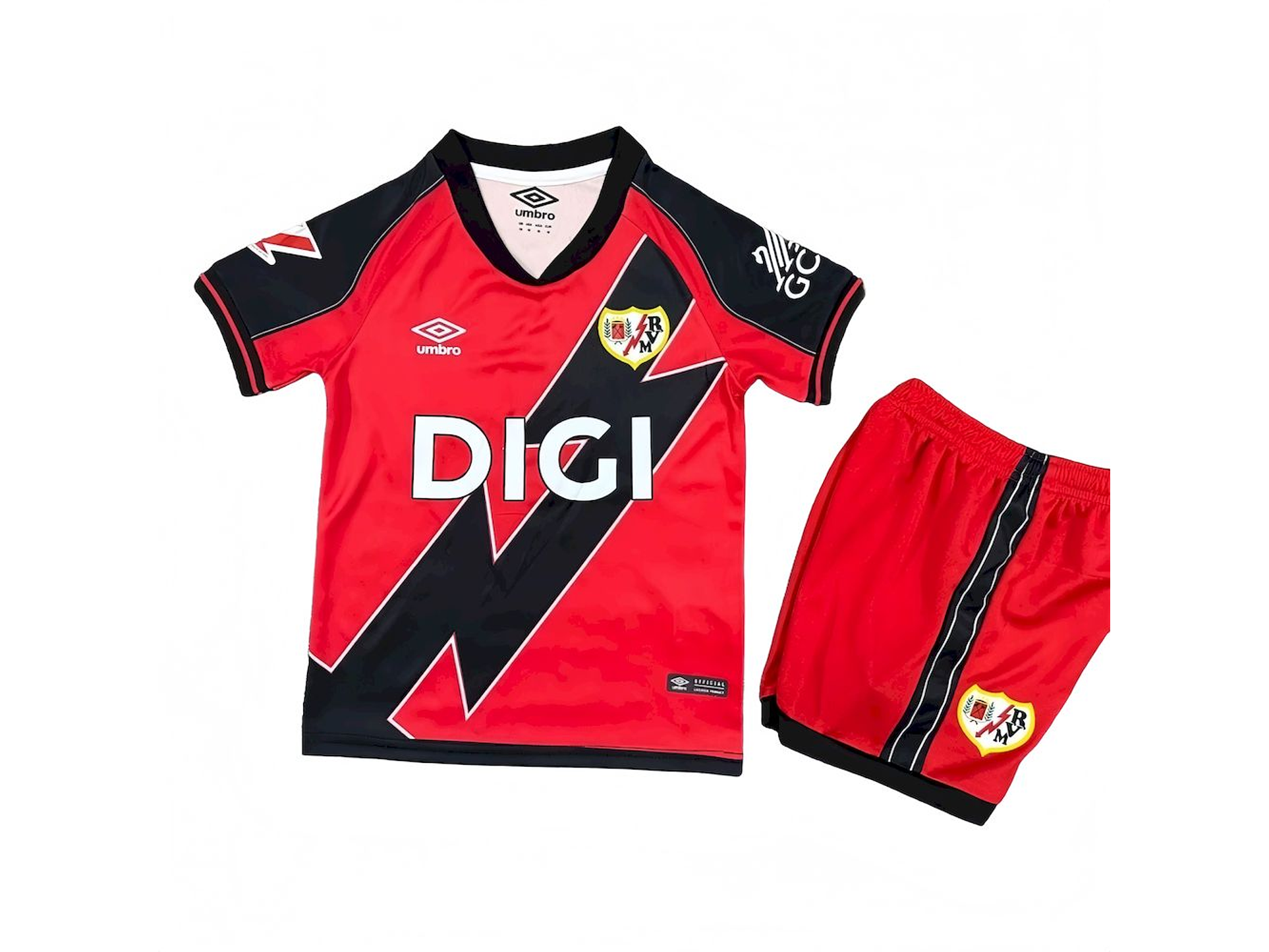 Rayo Vallecano Kit Criança 2025-26 2