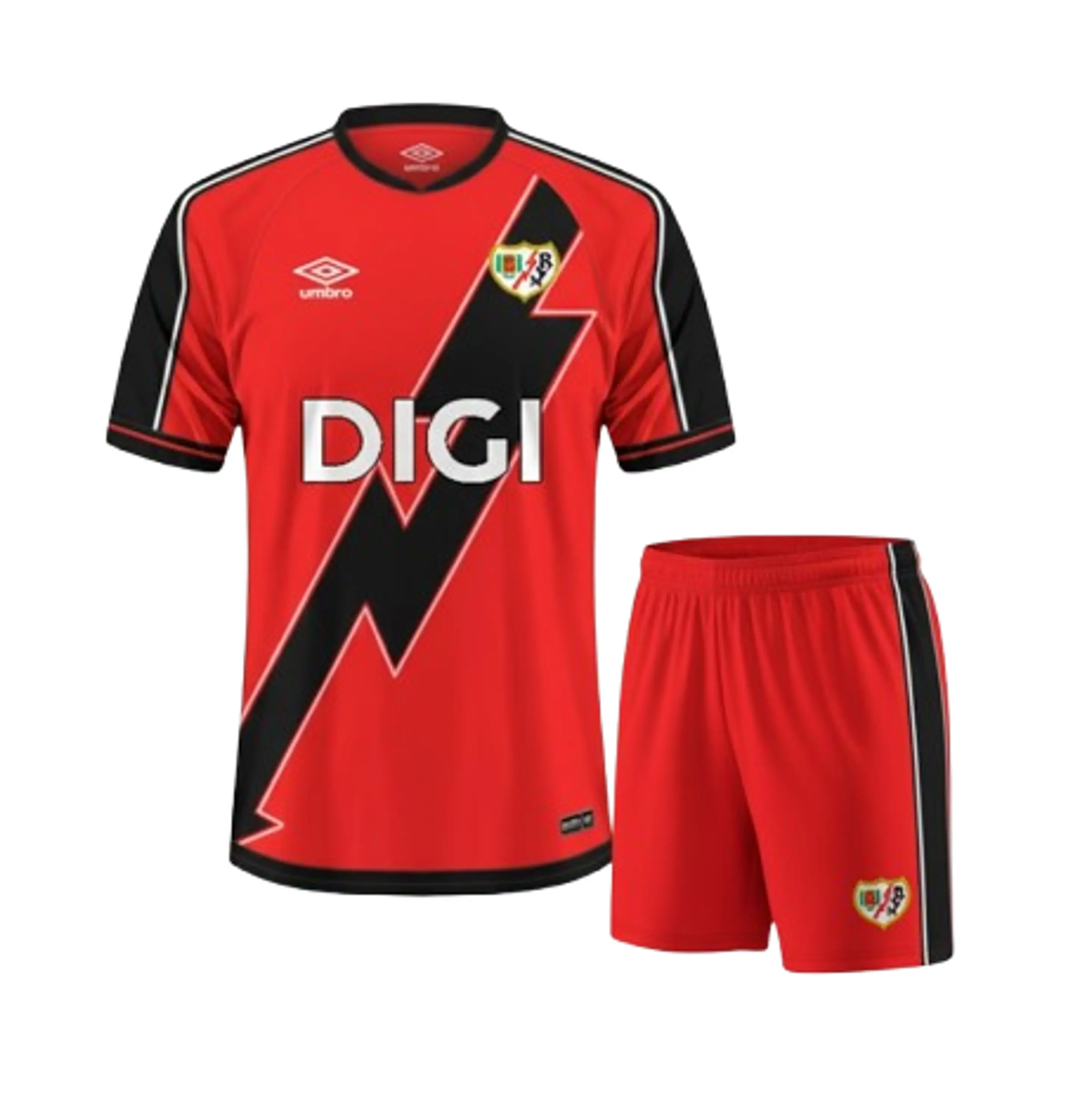 Rayo Vallecano Kit Criança 2025-26 1