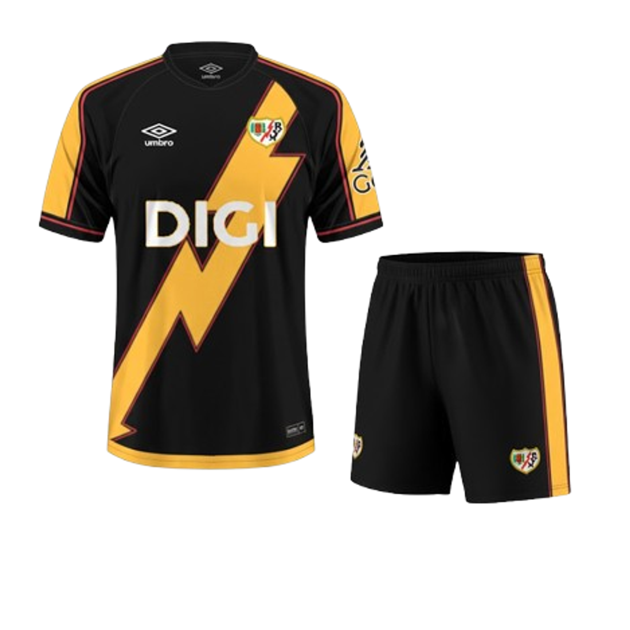 Rayo Vallecano Kit Criança 2025-26 1