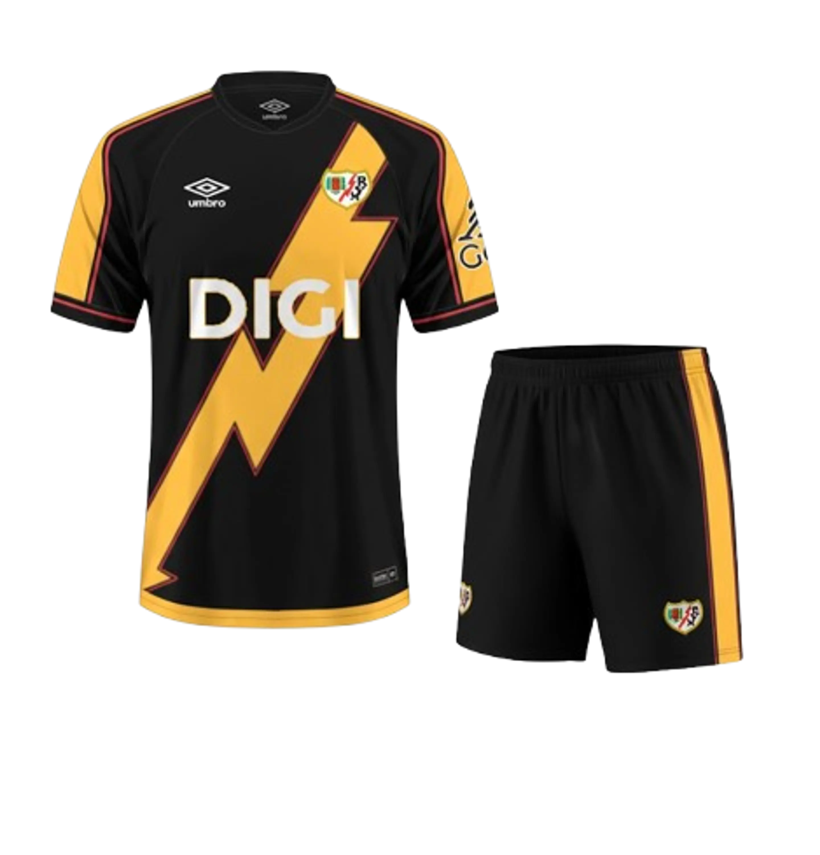 Rayo Vallecano Kit Criança 2025-26 1
