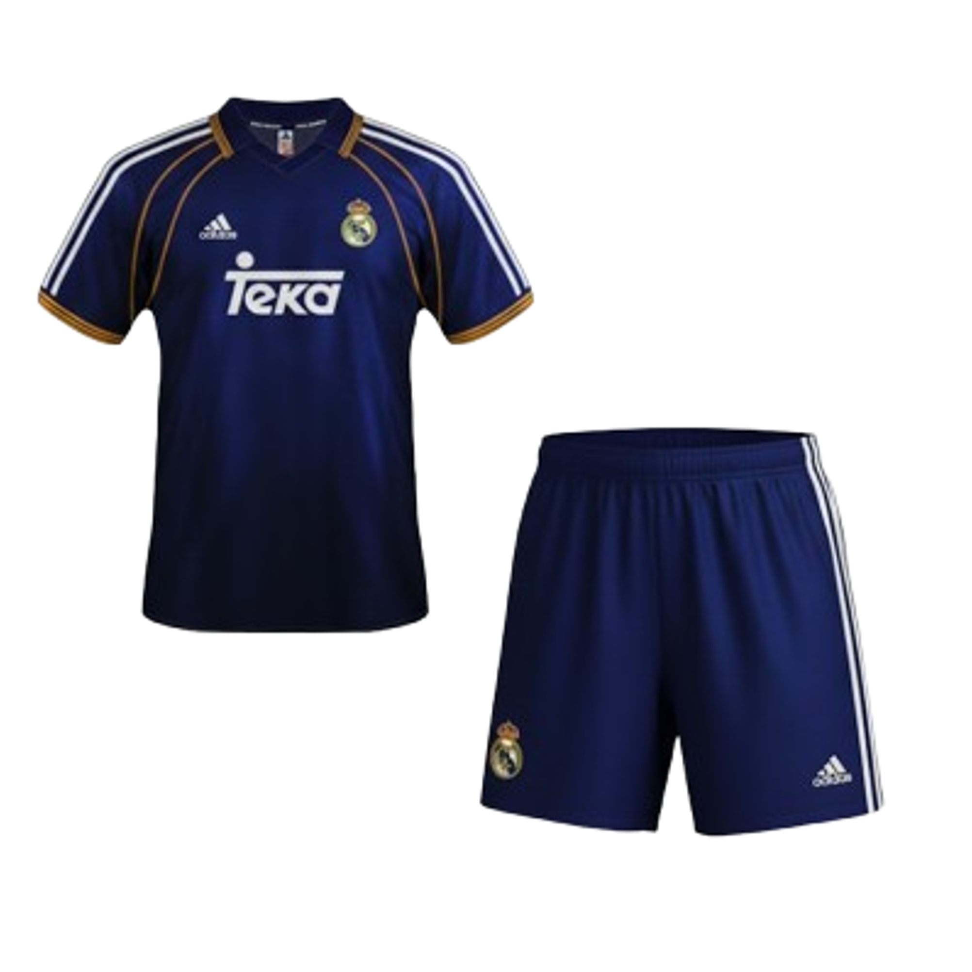 Real Madrid Kit Criança Retro 1998-99 1