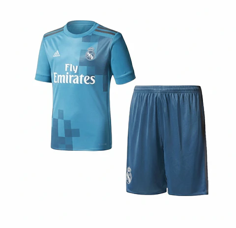 Real Madrid Kit Criança Retro 2017-18